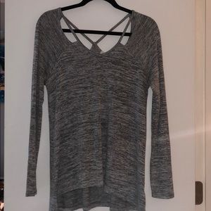 Francesca’s Cozy Cut Out Long Sleeve
